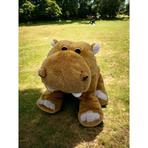 Ganz Webkinz Mud Hippo Plush No Code Brown Adorable Soft Collectible Toy